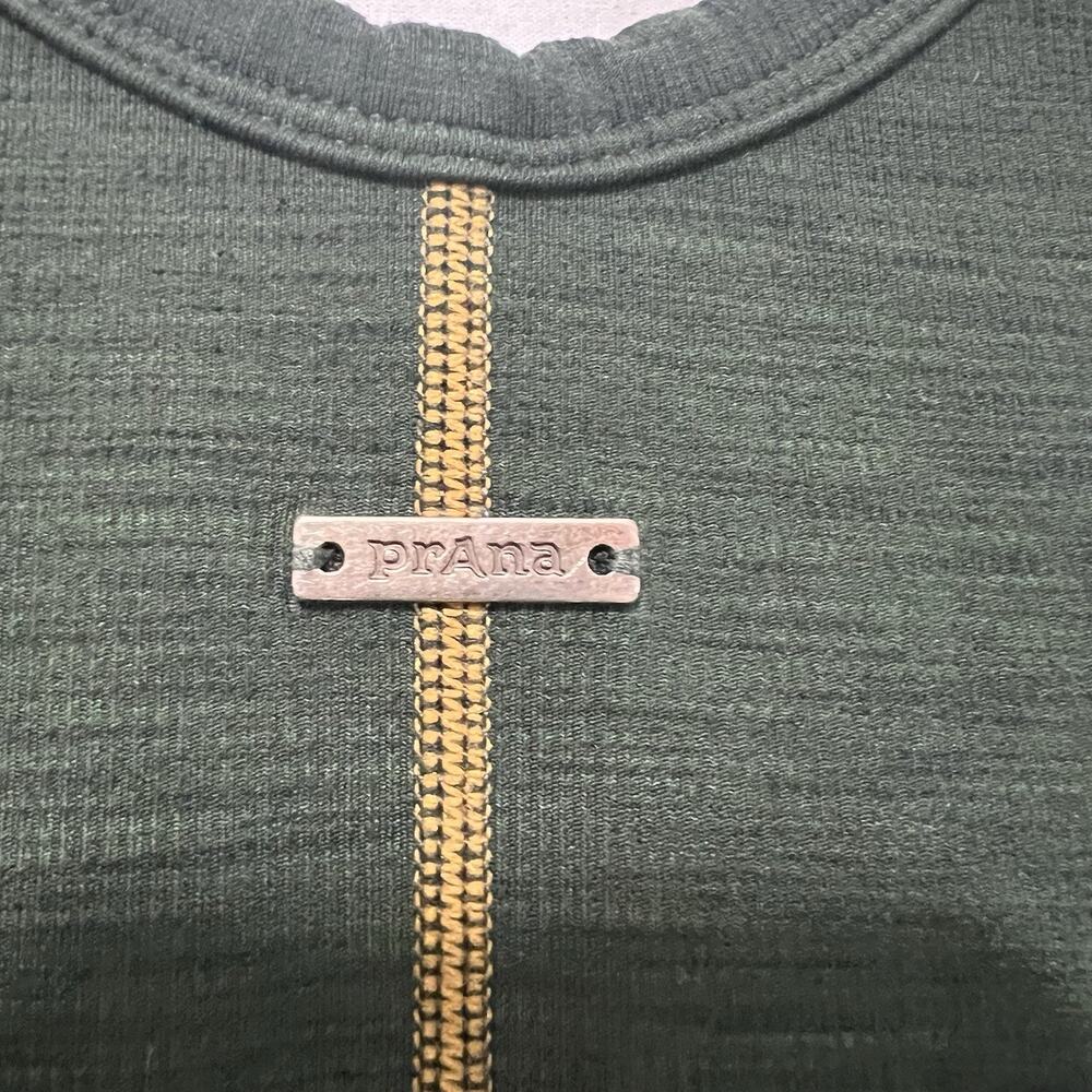 prAna Becksa Tank Top Olive Green Built-In Shelf Bra Women's Size XL Yoga Pilate - Picture 6 of 12